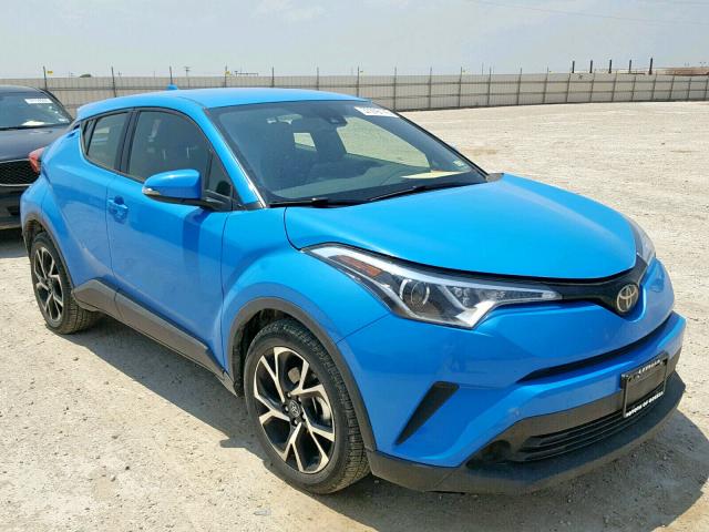 JTNKHMBX2K1024425 - 2019 TOYOTA C-HR XLE BLUE photo 1