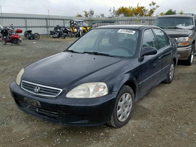 2HGEJ657XXH503621 - 1999 HONDA CIVIC LX BLACK photo 2