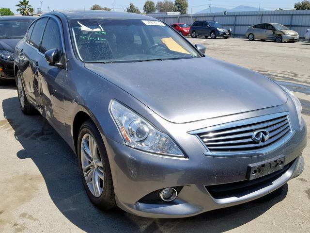 JN1CV6ARXAM454686 - 2010 INFINITI G37 GRAY photo 1