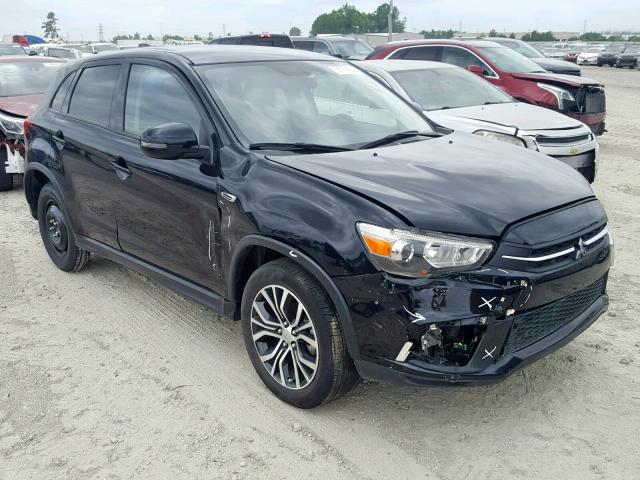 JA4AP3AW0JZ027159 - 2018 MITSUBISHI OUTLANDER BLACK photo 1