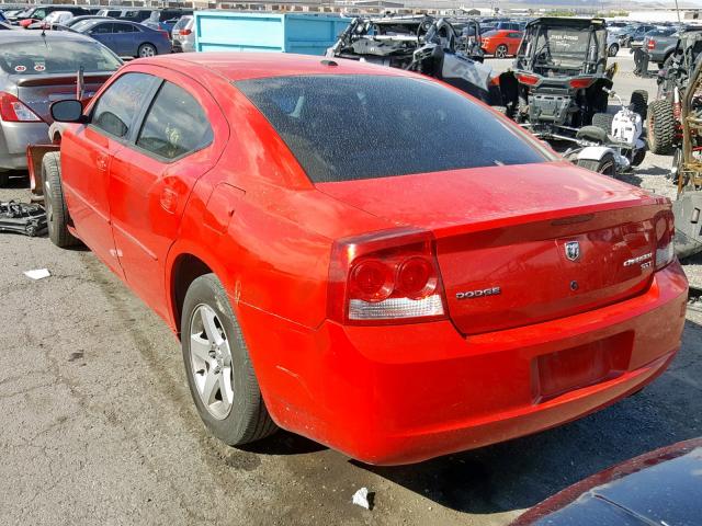 2B3CA3CVXAH230761 - 2010 DODGE CHARGER SX RED photo 3