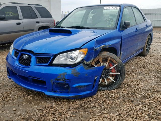 JF1GD75607G511045 - 2007 SUBARU IMPREZA WR BLUE photo 2