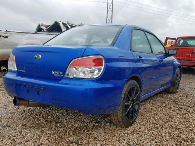 JF1GD75607G511045 - 2007 SUBARU IMPREZA WR BLUE photo 4