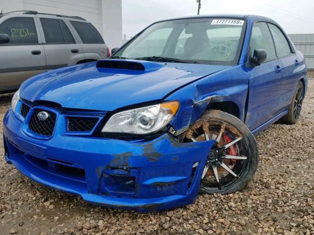 JF1GD75607G511045 - 2007 SUBARU IMPREZA WR BLUE photo 9