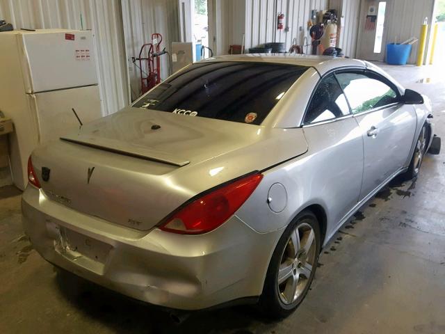 1G2ZH361784272068 - 2008 PONTIAC G6 GT SILVER photo 4