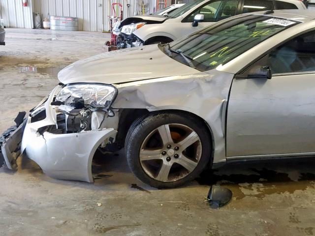 1G2ZH361784272068 - 2008 PONTIAC G6 GT SILVER photo 9