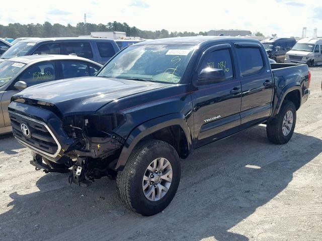 5TFCZ5AN3GX034798 - 2016 TOYOTA TACOMA DOU BLACK photo 2