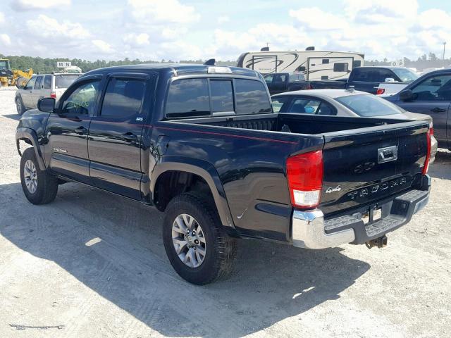 5TFCZ5AN3GX034798 - 2016 TOYOTA TACOMA DOU BLACK photo 3