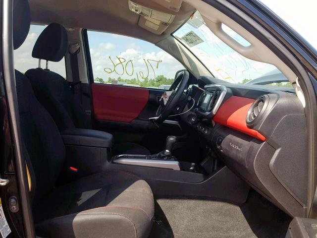 5TFCZ5AN3GX034798 - 2016 TOYOTA TACOMA DOU BLACK photo 5