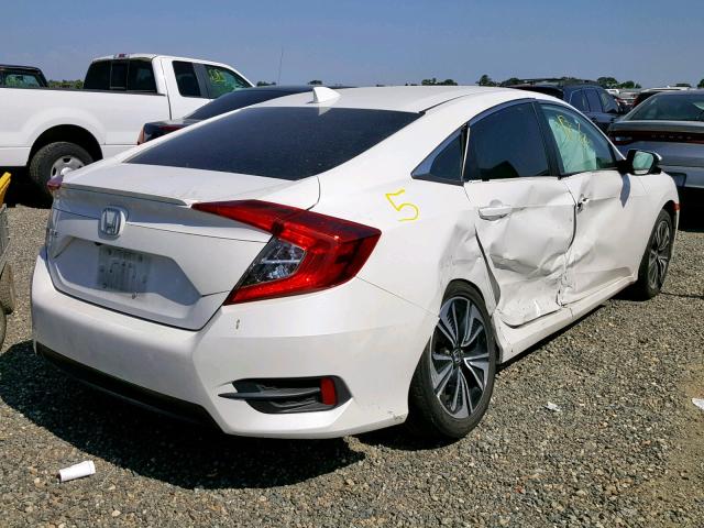 19XFC1F76GE202063 - 2016 HONDA CIVIC EXL WHITE photo 4