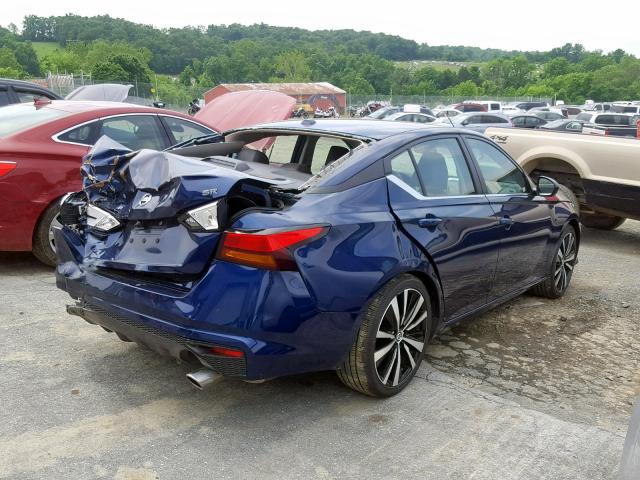 1N4BL4CV8KC136415 - 2019 NISSAN ALTIMA SR BLUE photo 4