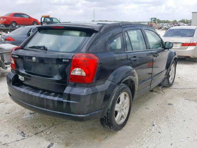 1B3HB48B67D287522 - 2007 DODGE CALIBER SX BLACK photo 4