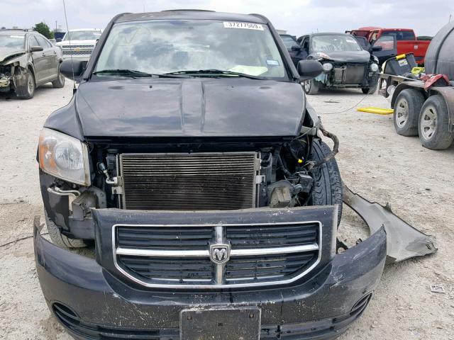 1B3HB48B67D287522 - 2007 DODGE CALIBER SX BLACK photo 9