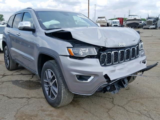 1C4RJFBG0HC912459 - 2017 JEEP GRAND CHER GRAY photo 1