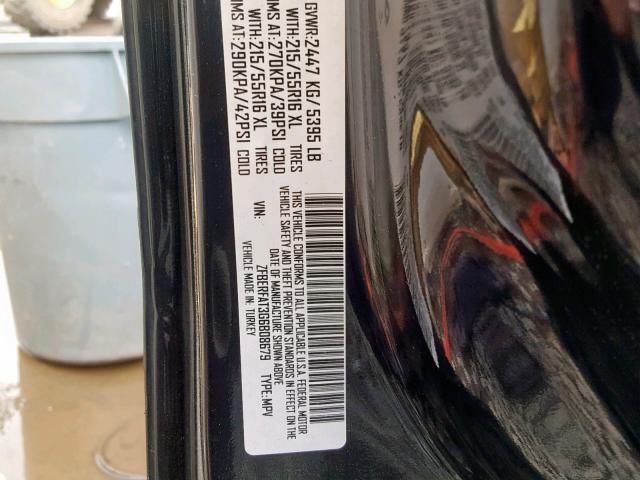 ZFBERFAT3G6B08679 - 2016 RAM PROMASTER 黑色 照片 10