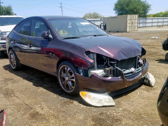 KMHDU46D49U657151 - 2009 HYUNDAI ELANTRA GL PURPLE photo 1