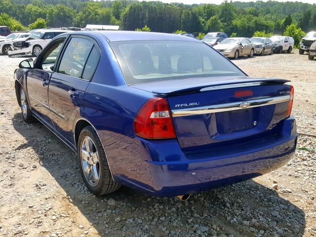 1G1ZU53856F181119 - 2006 CHEVROLET MALIBU LTZ 蓝色 照片 3