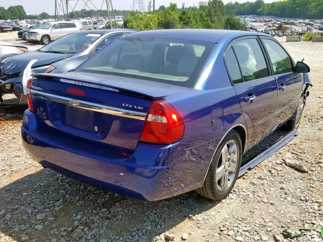 1G1ZU53856F181119 - 2006 CHEVROLET MALIBU LTZ 蓝色 照片 4