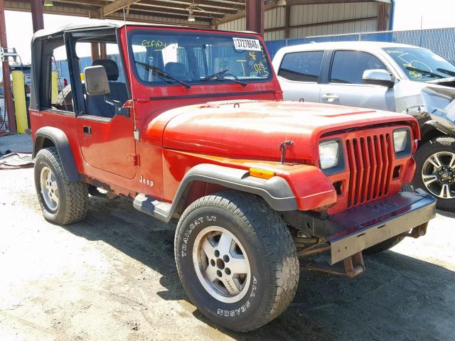 1J4FY19P1RP455107 - 1994 JEEP WRANGLER / RED photo 1