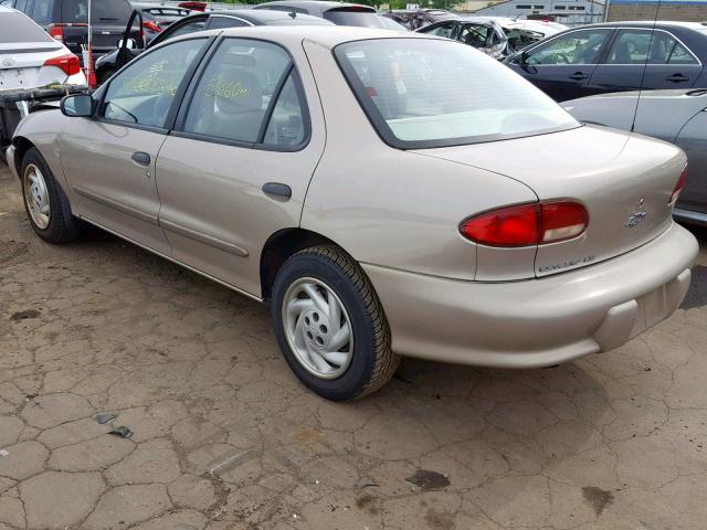 1G1JF5243X7256305 - 1999 CHEVROLET CAVALIER L GOLD photo 3