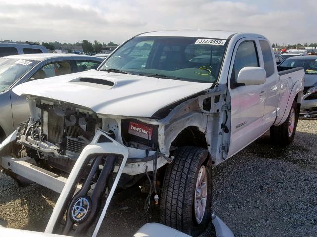 5TETU62N98Z493797 - 2008 TOYOTA TACOMA PRE WHITE photo 2