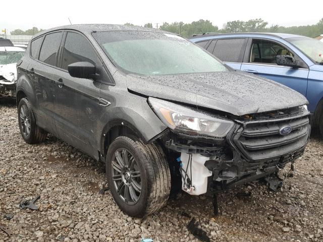 1FMCU0F76JUB39545 - 2018 FORD ESCAPE S GRAY photo 1