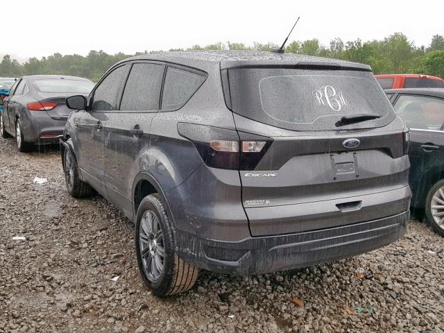 1FMCU0F76JUB39545 - 2018 FORD ESCAPE S GRAY photo 3