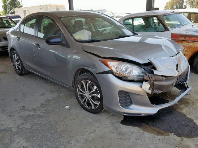 JM1BL1UG0C1562301 - 2012 MAZDA 3 I GRAY photo 1