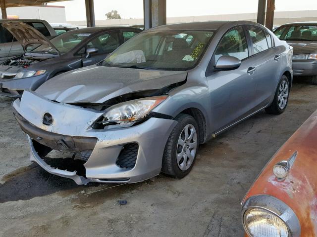 JM1BL1UG0C1562301 - 2012 MAZDA 3 I GRAY photo 2