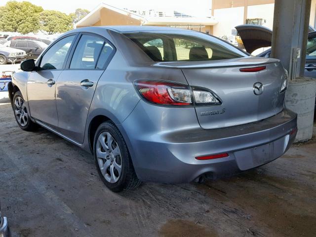 JM1BL1UG0C1562301 - 2012 MAZDA 3 I GRAY photo 3