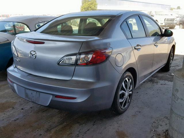 JM1BL1UG0C1562301 - 2012 MAZDA 3 I GRAY photo 4