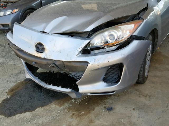 JM1BL1UG0C1562301 - 2012 MAZDA 3 I GRAY photo 9