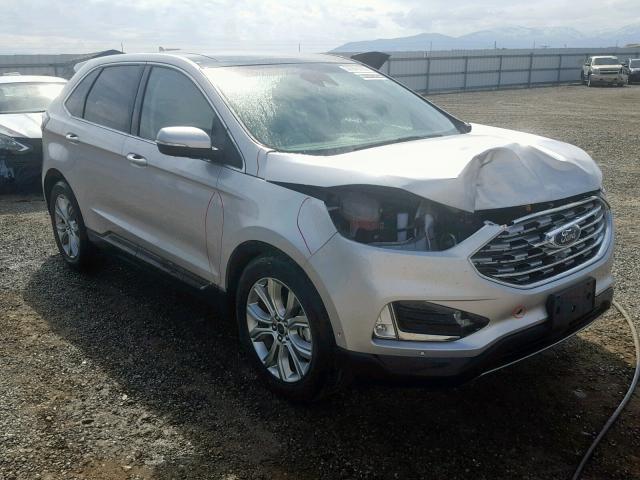 2FMPK4K98KBB53234 - 2019 FORD EDGE TITAN SILVER photo 1