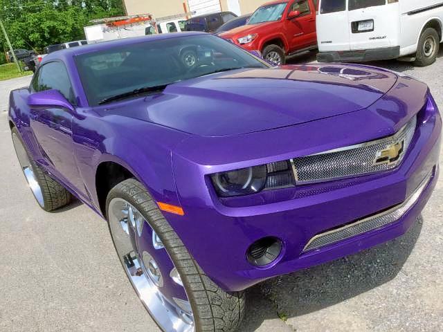 2G1FB1EDXB9156621 - 2011 CHEVROLET CAMARO LT PURPLE photo 1