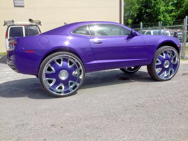 2G1FB1EDXB9156621 - 2011 CHEVROLET CAMARO LT PURPLE photo 9