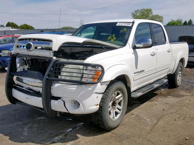 5TBET34135S494238 - 2005 TOYOTA TUNDRA DOU WHITE photo 2