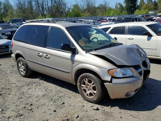 1B4GP45302B589219 - 2002 DODGE CARAVAN SP GOLD photo 1