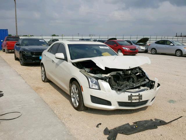 1G6AA5RA8D0138758 - 2013 CADILLAC ATS WHITE photo 1