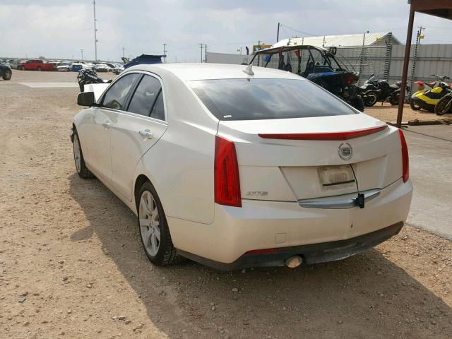 1G6AA5RA8D0138758 - 2013 CADILLAC ATS WHITE photo 3