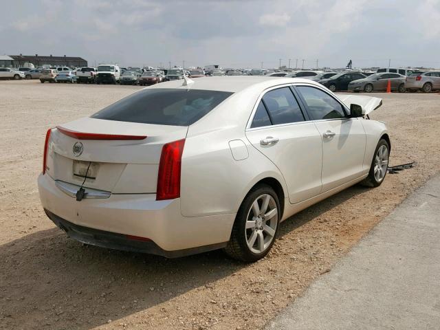 1G6AA5RA8D0138758 - 2013 CADILLAC ATS WHITE photo 4