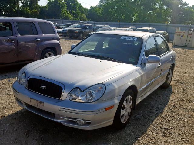 KMHWF25H32A606288 - 2002 HYUNDAI SONATA GL SILVER photo 2