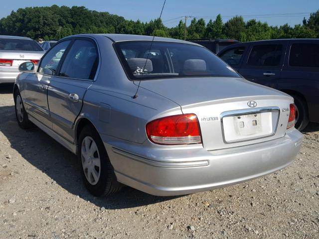 KMHWF25H32A606288 - 2002 HYUNDAI SONATA GL SILVER photo 3