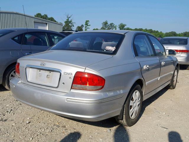 KMHWF25H32A606288 - 2002 HYUNDAI SONATA GL SILVER photo 4