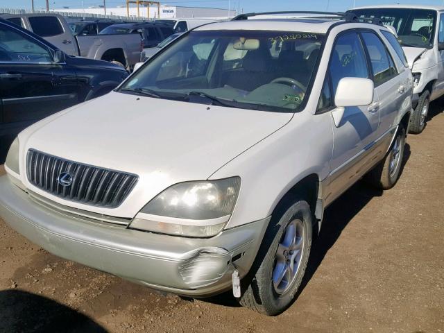 JT6HF10U6Y0163233 - 2000 LEXUS RX 300 BEIGE photo 2