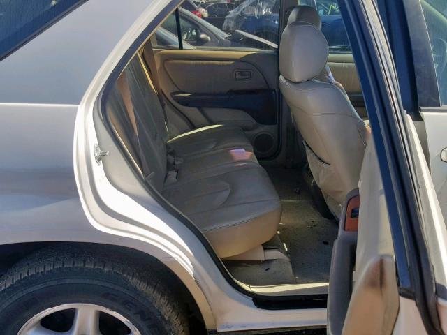 JT6HF10U6Y0163233 - 2000 LEXUS RX 300 BEIGE photo 6