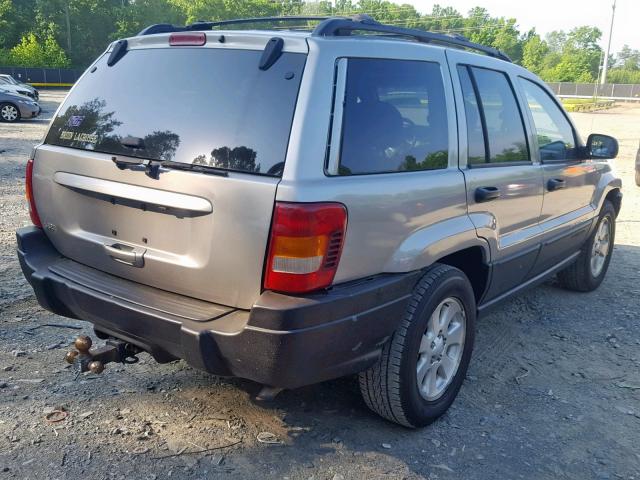 1J4GX48S71C725502 - 2001 JEEP GRAND CHER TAN photo 4