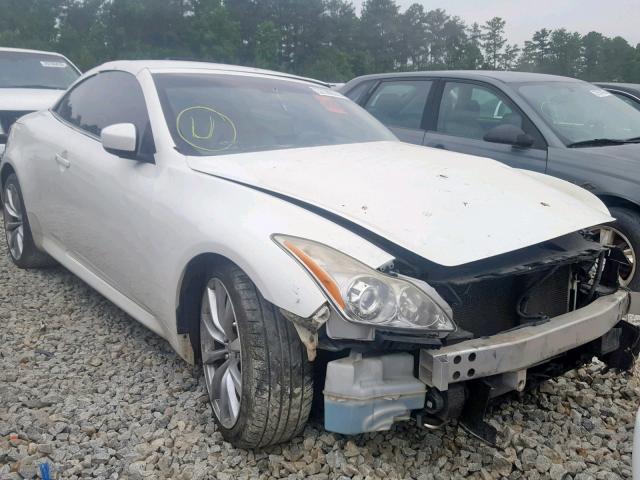 JN1CV6FE6AM354672 - 2010 INFINITI G37 BASE WHITE photo 1