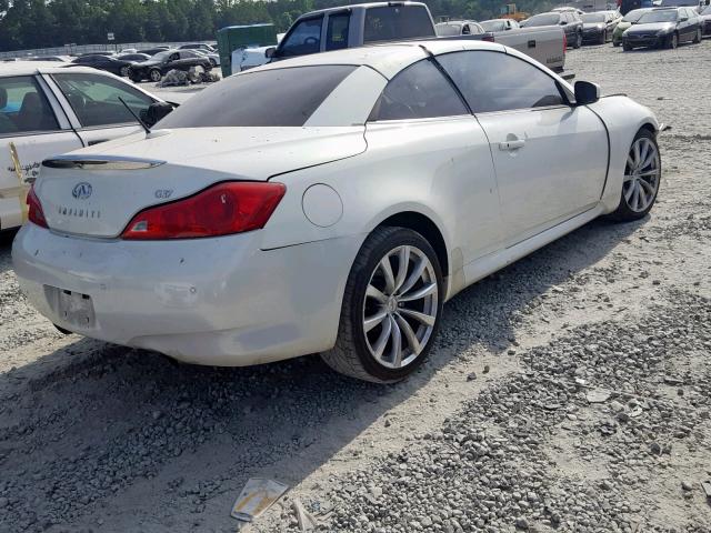 JN1CV6FE6AM354672 - 2010 INFINITI G37 BASE WHITE photo 4