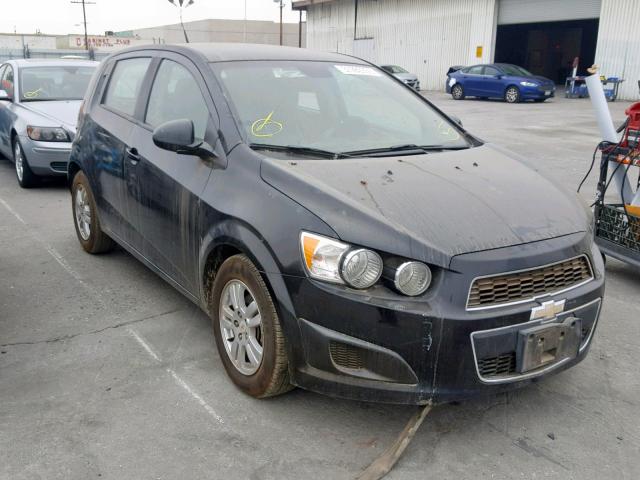 1G1JA6SH0C4109782 - 2012 CHEVROLET SONIC LS BLACK photo 1