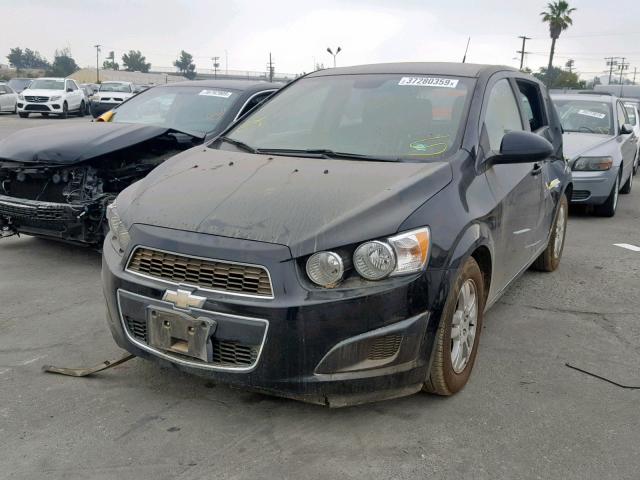 1G1JA6SH0C4109782 - 2012 CHEVROLET SONIC LS BLACK photo 2